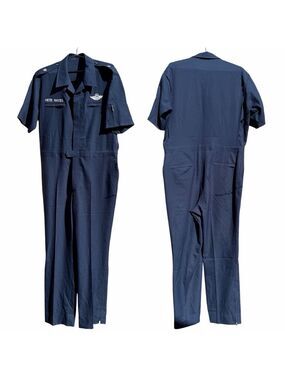 Vintage US Air Force Flight Suit Overalls Military General